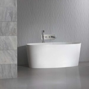 Victoria + Albert - Ios Freestanding Bath - QUARRYCAST™ White (Gloss)