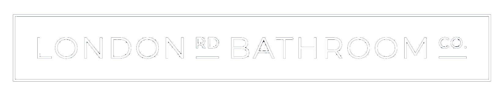 London Road Bathroom Company Logo White