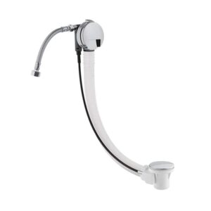 Victoria + Albert - Combined bath filler and overflow with 'push control' plug