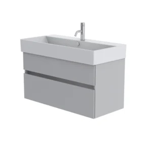 Catalano Premium 100cm 1 Drawer Vanity Unit Light Grey