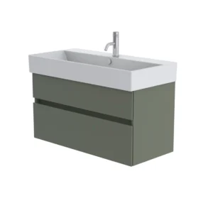 Catalano Premium 100cm 1 Drawer Vanity Unit Cement Grey
