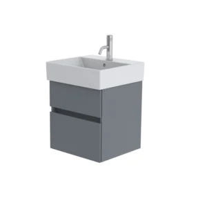 Catalano Premium 50cm 1 Drawer Vanity Unit Telegrey