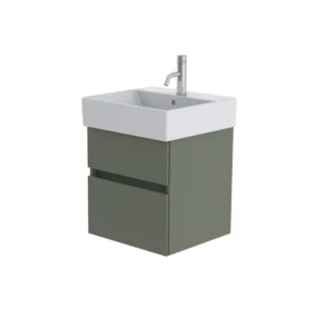 Catalano Premium 50cm 1 Drawer Vanity Unit Cement Grey