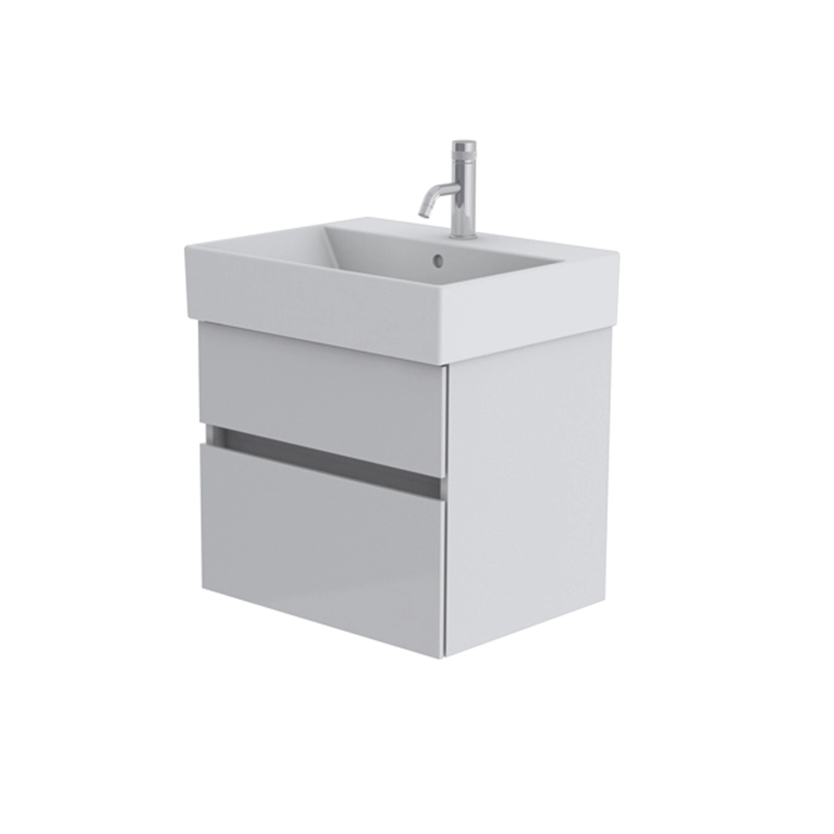Catalano Premium 60cm 1 Drawer Vanity Unit Signal White