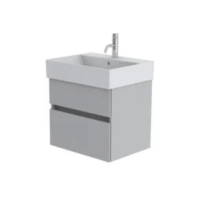 Catalano Premium 60cm 1 Drawer Vanity Unit Light Grey