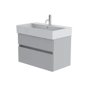 Catalano Premium 80cm 1 Drawer Vanity Unit Light Grey
