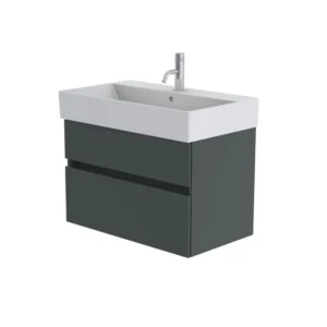 Catalano Premium 80cm 1 Drawer Vanity Unit Basalt Grey