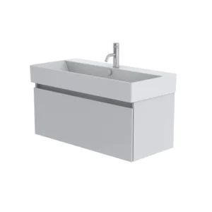 Catalano Premium 100cm 1 Drawer Vanity Unit Signal White