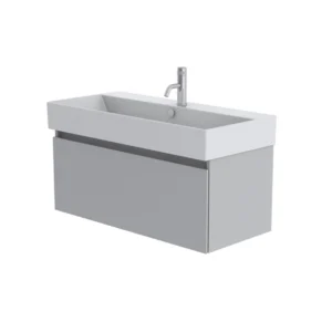 Catalano Premium 100cm 1 Drawer Vanity Unit Light Grey