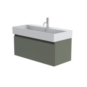 Catalano Premium 100cm 1 Drawer Vanity Unit Cement Grey