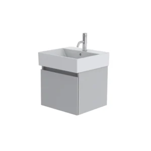 Catalano Premium 50cm 1 Drawer Vanity Unit Light Grey