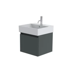 Catalano Premium 50cm 1 Drawer Vanity Unit Basalt Grey
