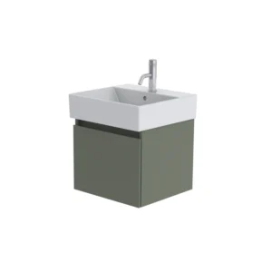 Catalano Premium 50cm 1 Drawer Vanity Unit Cement Grey