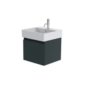 Catalano Premium 50cm 1 Drawer Vanity Unit Green Blue