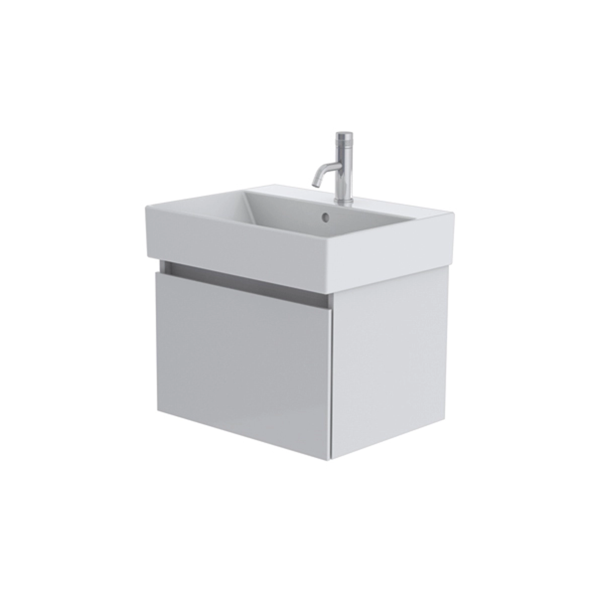 Catalano Premium 60cm 1 Drawer Vanity Unit Signal White