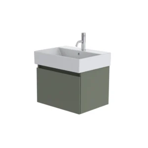 Catalano Premium 60cm 1 Drawer Vanity Unit Cement Grey