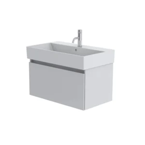 Catalano Premium 80cm 1 Drawer Vanity Unit Signal White
