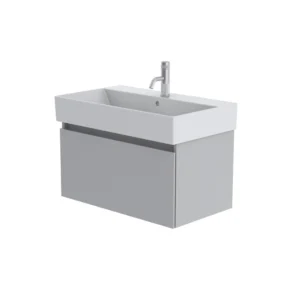 Catalano Premium 80cm 1 Drawer Vanity Unit Light Grey