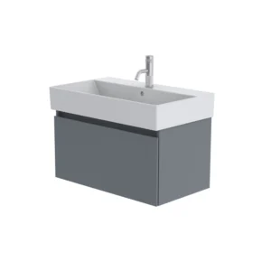 Catalano Premium 80cm 1 Drawer Vanity Unit Telegrey