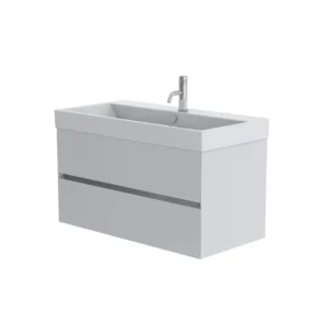 Catalano Zero 100cm 2 Drawer Vanity Unit Signal White