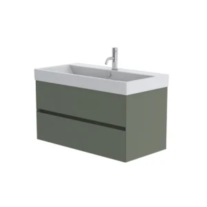 Catalano Zero 100cm 2 Drawer Vanity Unit Cement Grey