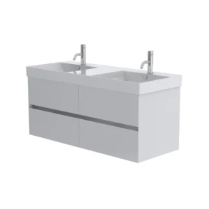 Catalano Zero 125cm 2 Drawer Vanity Unit Signal White
