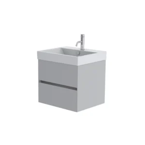 Catalano Zero 60cm 2 Drawer Vanity Unit Light Grey