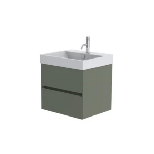 Catalano Zero 60cm 2 Drawer Vanity Unit Cement Grey