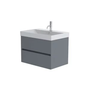 Catalano Zero 75cm 2 Drawer Vanity Unit Telegrey