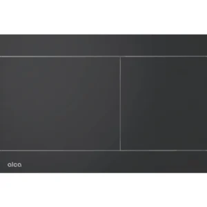 Alca Fun flat flush plate - matt black
