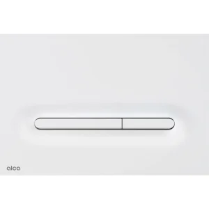 Alca Linka flush plate - matt white