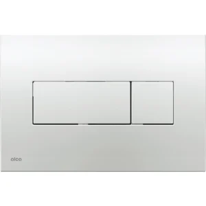 Alca flush plate (slim rectangular) - polished chrome
