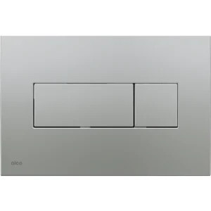 Alca flush plate (slim rectangular) - matt chrome