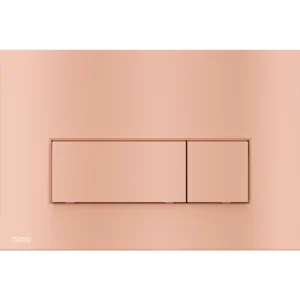 Alca thin flush plate (rectangular) - red gold