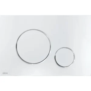 Alca thin flush plate (round) - polished chrome
