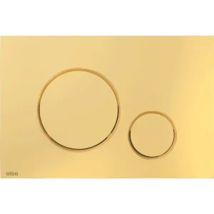 Alca thin flush plate (round) - gold