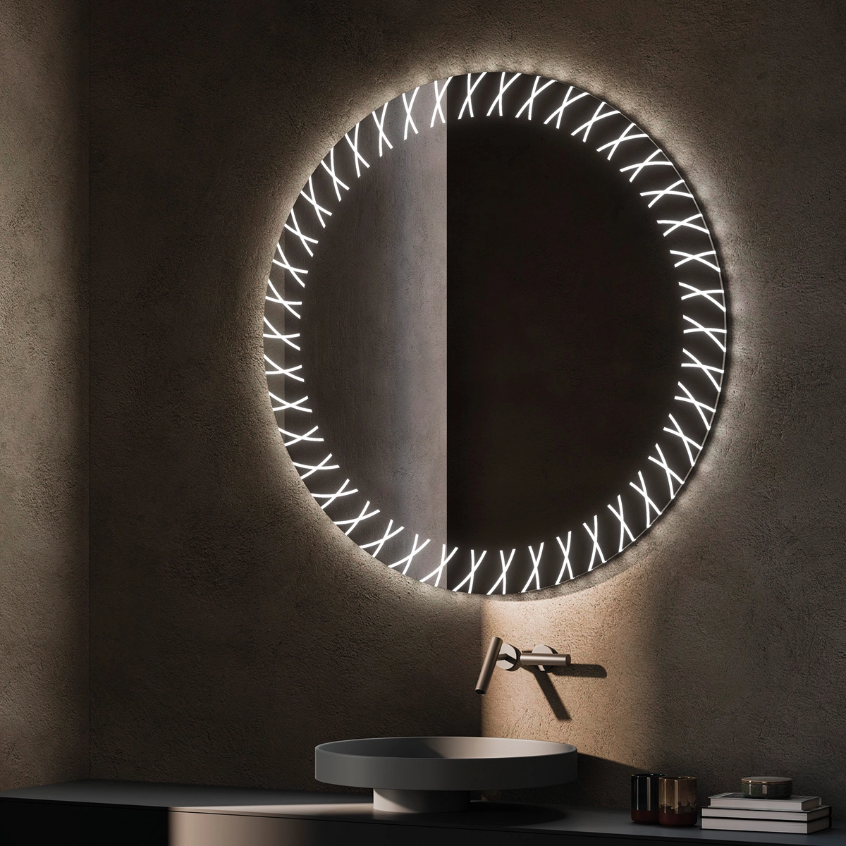 Emporio Bagno XO Round Mirror