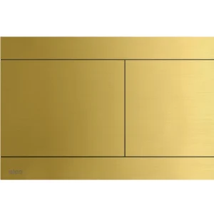Alca Fun flat flush plate - brass