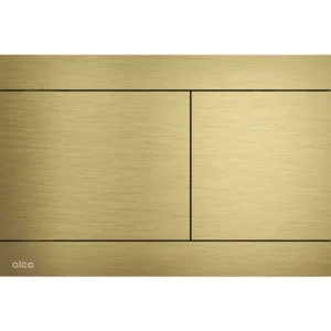 Alca Fun flat flush plate - PVD brushed gold