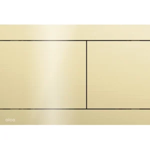 Alca Fun flat flush plate - PVD polished gold
