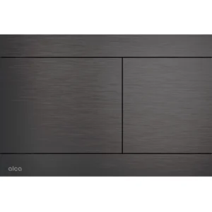 Alca Fun flat flush plate - PVD brushed gunmetal