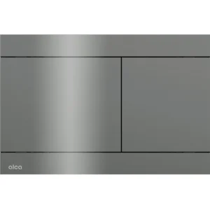 Alca Fun flat flush plate - PVD polished gunmetal