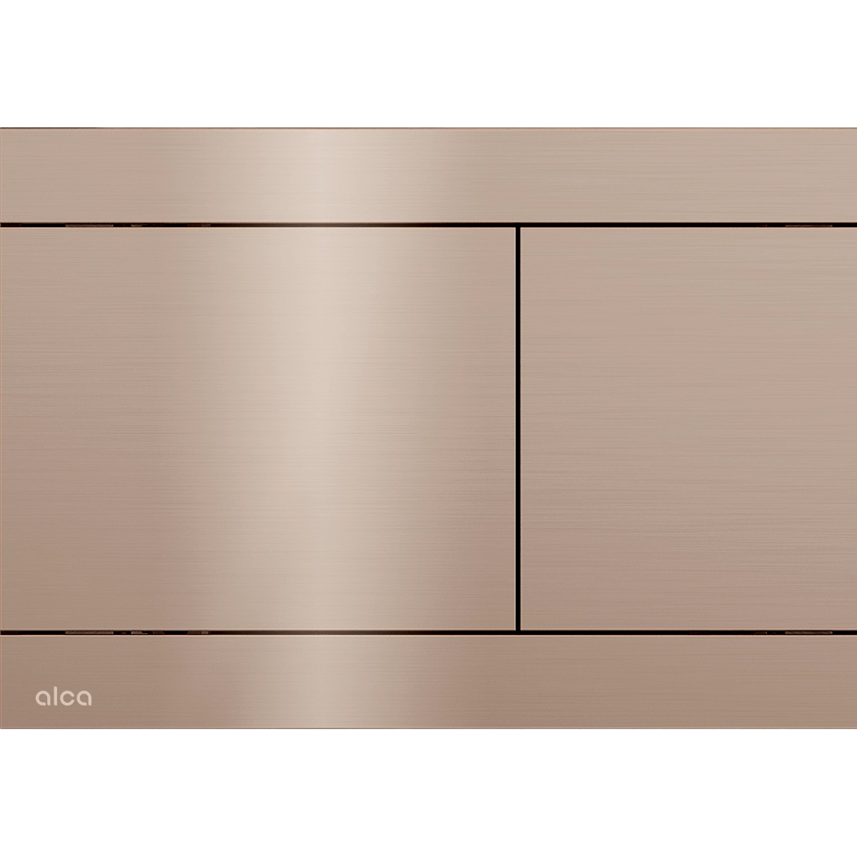 Alca Fun flat flush plate - PVD polished rose gold