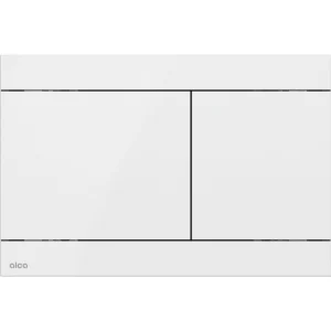 Alca Fun flat flush plate - white