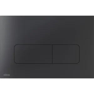 Alca Moon flat flush plate - matt black