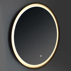 Emporio Bagno Spectral Black Mirror Round Backlit