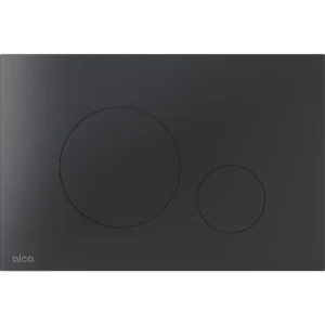Alca Turn flat flush plate - matt black