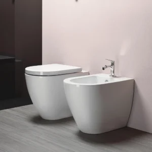 GSI Pura 55cm Swirlflush® Back To Wall Toilet With Slimline Seat