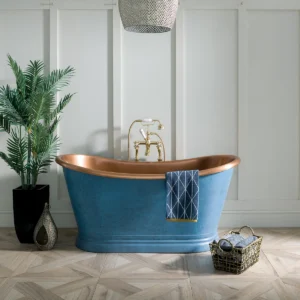 BC Designs Patina Blue Copper Bath