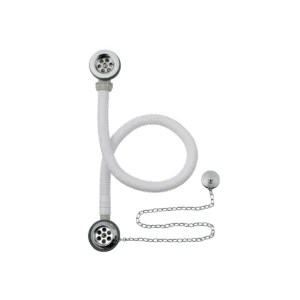 BC Designs Plug & Chain Concealed Bath Waste - Chrome